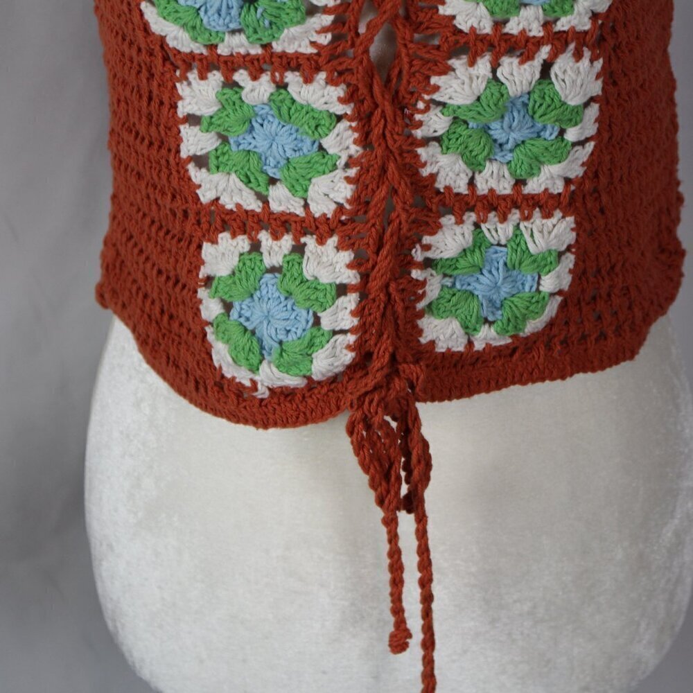NWT ASOS Design Crochet lace up tank - Picture 7 of 11
